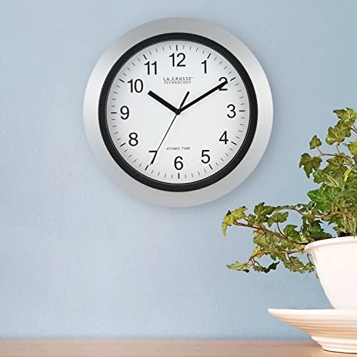 La Crosse Technology WT-3129S 12 Inch Atomic Analog Wall Clock