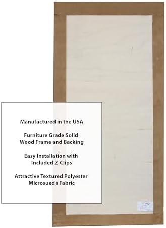 ATS Acoustics Microsuede Acoustic Panel 24" x 48" x 2" Square Edge (Camel)