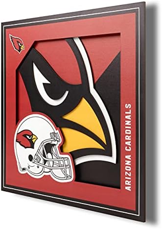 YouTheFan NFL Arizona Cardinals 3D Logo Series Wall Art