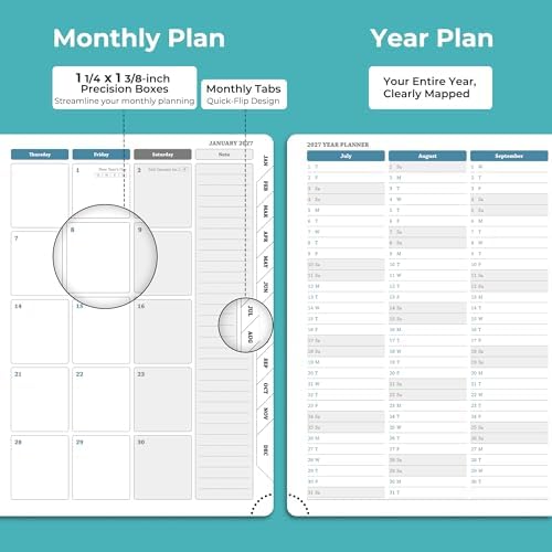 Planner 2026-2027 Daily Daily Weekly and Monthly,8.5"x6.5"