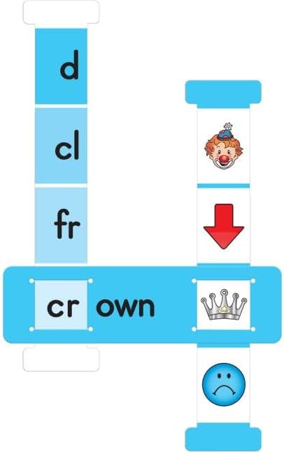 Really Good Stuff Word Building Sliders: Vowel Teams, 27 Sliders, Phonics