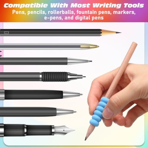 96 Pcs Foam Pencil Grips for Handwriting Ergonomic Pencil Holder