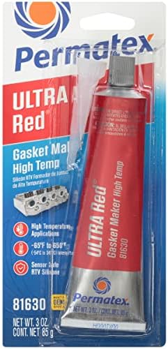 Permatex 81630 Ultra Red High Temperature Gasket Maker, 3 oz