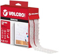 VELCRO Brand Sticky Back Hook and Loop Fasteners, White, 15 Ft Tape Roll