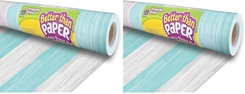 Vintage Blue Stripes Better Than Paper® Bulletin Board Roll (Pack of 2)
