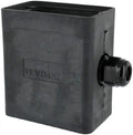 Leviton Portable Outlet Box, Sing-Gang, Extra Deep, Pendant Style, Cable Diameter 0.230-Inch, 0.546-Inch, 3099-1E, Black