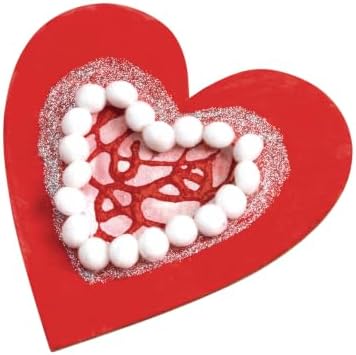 Colorations Decorate Your Own Wood Magnetic Hearts | Ages 4+, PreK+, Personalize & Create Unique Designs, Kids Craft