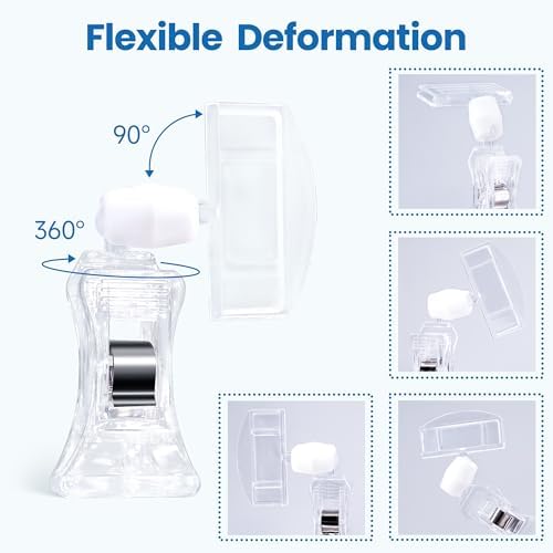 Mlici 12pcs Retail Sign Holder with Clamp for Store Displays