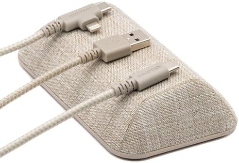 Smartish Magnetic Cord Holder, Bigger Cable Wrangler, Office Desk Organizer
