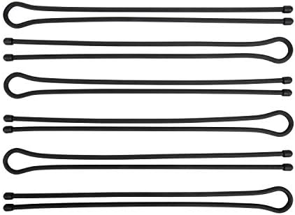 Nite Ize Gear Tie Original ProPacks - Reusable Rubber Twist Ties for Indoor & Outdoor Use - Bendable Wire Interior - Durable Rubber Exterior - Secure Grip - Black, 32" (12 Pack)