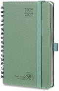 POPRUN 2026-2027 Small Weekly Planner, 4" x 6.25" Pocket Calendar for Purse