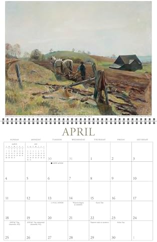 The Art of Andrew Wyeth 2027 Wall Calendar, 16-Month Fine Art & American Realism Painting Calendar, 15" x 12"