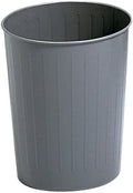 Safco Products 9604CH Round Wastebasket, 23 1/2-Quart, Charcoal