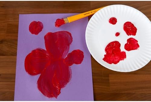 Crayola Premier Tempera Paint For Kids - Red (16oz), Kids Classroom Supplies, Great For Arts & Crafts, Non Toxic, Easy Squeeze Bottle