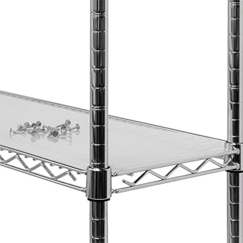 Akro-Mils AW2472LINER 24-Inch X 72-Inch Clear Shelf Liner for Chrome Wire Shelf, 4-Pack