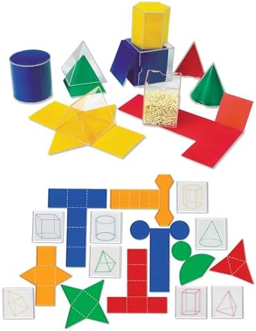 Learning Resources Folding Geometric Shapes Bundle