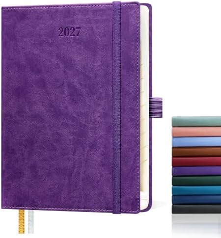 2027 Calendar Planner, 8.5" x 6.5", Daily, Weekly & Monthly Agenda