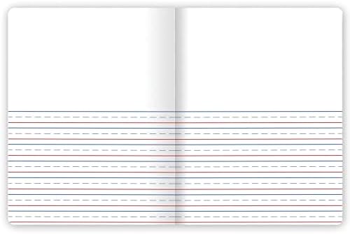 Mead Primary Journal Creative Story Tablet Composition Notebook, 7.5" x 9.75", Grades K-2, 100 Sheets, 12 Pack, Assorted Colors (610052-ECM)