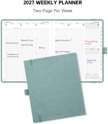 2027 Planner Weekly and Monthly, 10.25" x 8.25", Schedule Planner