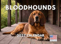 Bloodhound Dog Calendar 2027 Monthly Wall