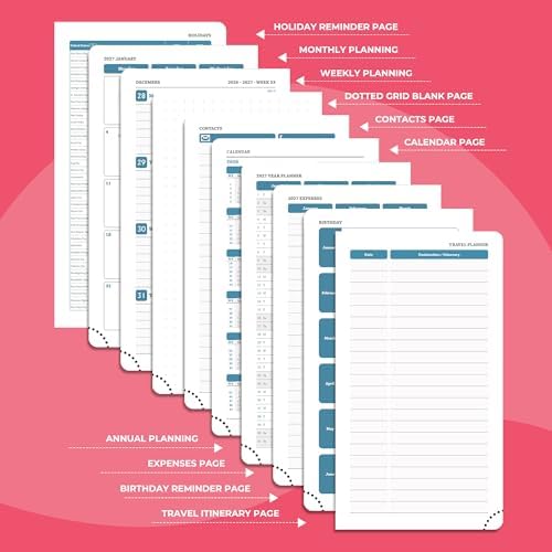 Planner 2026-2027 Daily Daily Weekly and Monthly,6.5"x3.75"