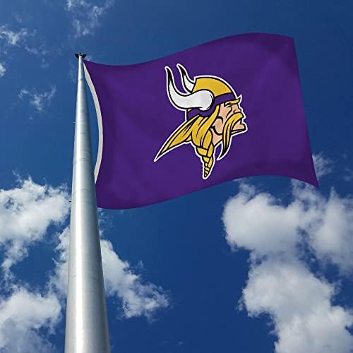 NFL Rico Industries Standard 3' x 5' Banner Flag Single Sided - Indoor or Outdoor - Home Décor