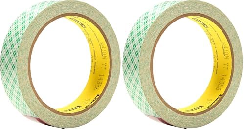 3M Double Coated Paper Tape 410M, 1" x 10 yd., 5.0 mil (Pack of 2)