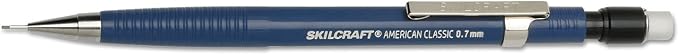 AbilityOne - 7520016522439 - American Classic™ Mechanical Pencil - Blue Barrel - 12 units