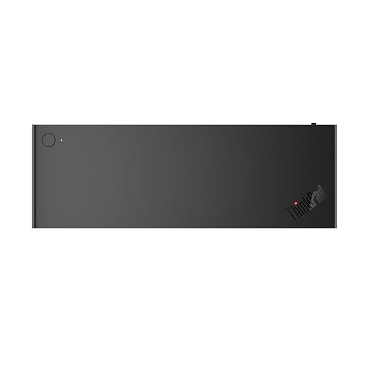 Lenovo ThinkPad Thunderbolt 5 Smart Dock 7500, 120Gbps Data Transfer, 180W Power Delivery, Multiple Display Support, 2.5Gbps Ethernet, Black