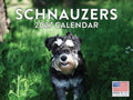 Schnauzer Calendar 2027 Monthly Wall Calender 12 Month