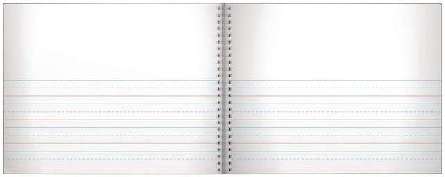 Really Good Stuff Spiral Landscape Draw & Write Journals, Set of 6