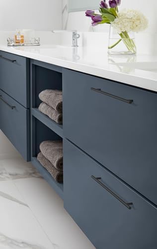 Amerock 12-5/8" Bar Pulls Matte Black Drawer Pull