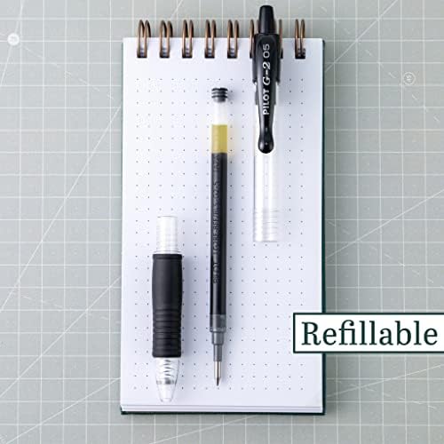 PILOT G2 Premium Gel Roller Pens, Gel Pens Black, 14 Count (Pack of 7)