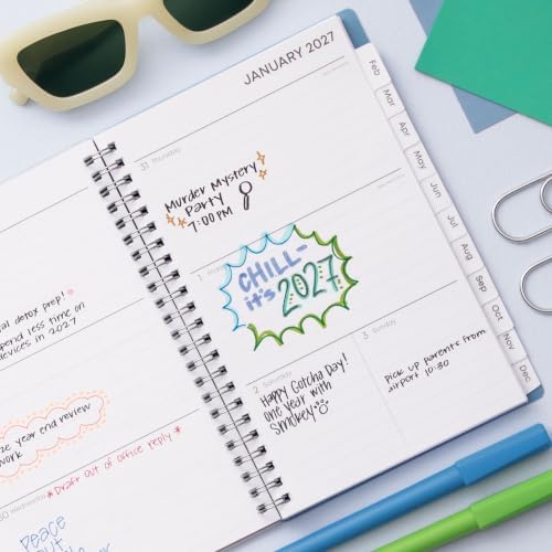 Blue Sky 2027 Weekly & Monthly Planner Calendar, 5"x8", Lindley