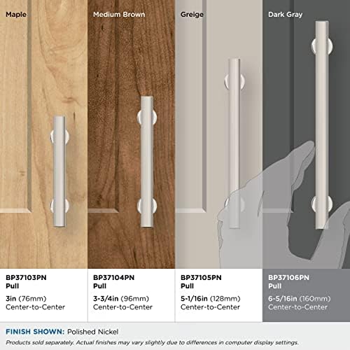 Amerock 6-5/16" Everett Polished Nickel Drawer Pull
