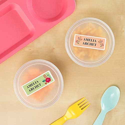 Avery Removable ID Labels, Sure Feed Technology, Removable Adhesive, 1" x 2-5/8", 5 Packs (6460)