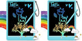 TEKFUN LCD Writing Tablet for Kids, 10-inch Coloring Drawing Pad, Mess Free Doodle Board, Christmas Gifts for Boys and Toddlers, Toys for 3 4 5 6 7 8 Year Old Girls(Blue) (Pack of 2)