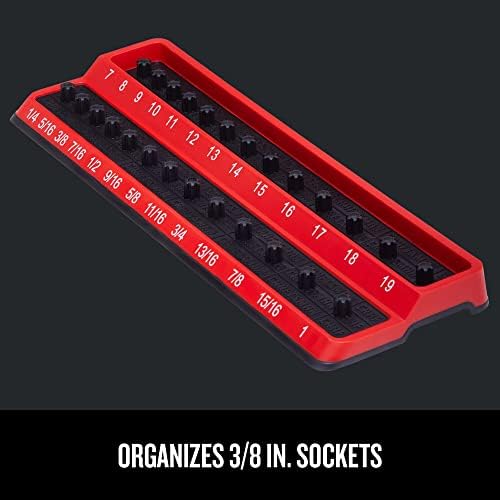 CRAFTSMAN Socket Peg Holder, Tool Tray Storage Organizer, 3/8 Inch Drive (CMMT99415)