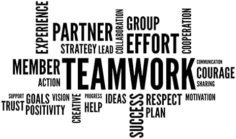 Teamwork Wall Decal, Office, Conference Room & Break Room Decor