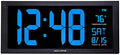 AcuRite Digital Clock, 18-Inch / Blue