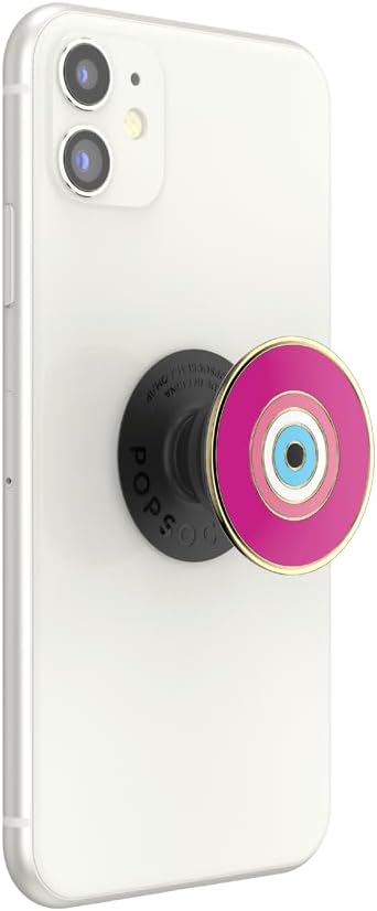 PopSockets Adhesive Phone Grip, Holder, Phone Stand, Evil Eye - Enamel Evil Eye Lover