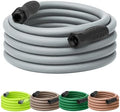 Flexzilla Colors SwivelGrip Garden Hose 5/8 in. x 50 ft., Lightweight All-Weather Water Hose, Durable and Flexible, Leak-Free Connections, Slate Grey
