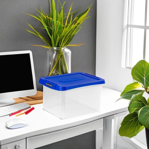 Bankers Box Heavy-Duty Plastic File Box, Letter/Legal | Protect letter/legal files in a heavy-duty plastic box with hanging rails built for durable, grab-and-go storage.