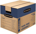 Bankers Box 10-Pack Small Prime HD Moving Boxes with Reinforced Handles