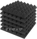 JBER 6 Pack Acoustic Sound Foam Panels, Pyramid Sound Absorbing Panels