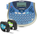 DYMO LetraTag Bundle, Handheld 100T Printer, Portable, QWERTY Keyboard, Includes 13ft Black on White Labels and 13ft Black on Clear Labels - Home Organization, Crafting, Labeling