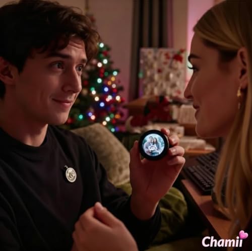 Chamii AniPin Pro Digital Pin/Badge, Electronic Button with LED Screen, Customizable Anime Style Badge with Dynamic Touch Screen, Ita Bag Accessory for Parties, Fan Events, Cosplay, Concerts and Anime Fans, Powered by Beambox(Nikko) Tech