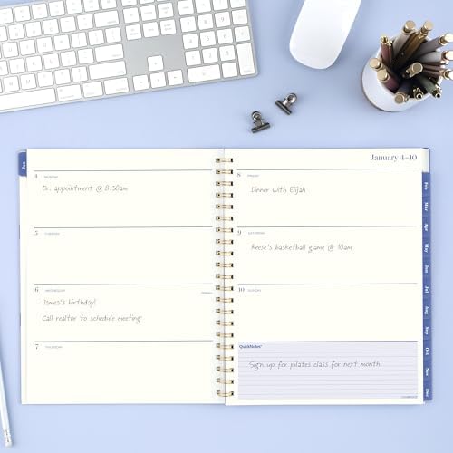 Mead Cambridge 2027 Planner, Weekly & Monthly, 8.5" x 11", Cyane (1844-905-27)