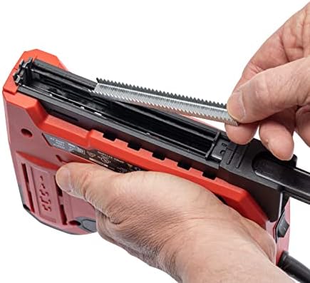 Arrow ET501F Corded 5-in-1 Professional Electric Staple & Nail Gun, Wire Stapler, and Brad Nailer for Upholstery, Framing, Insulation, Crafts, Fencing, and Cable, Black/Red (Pack of 3)