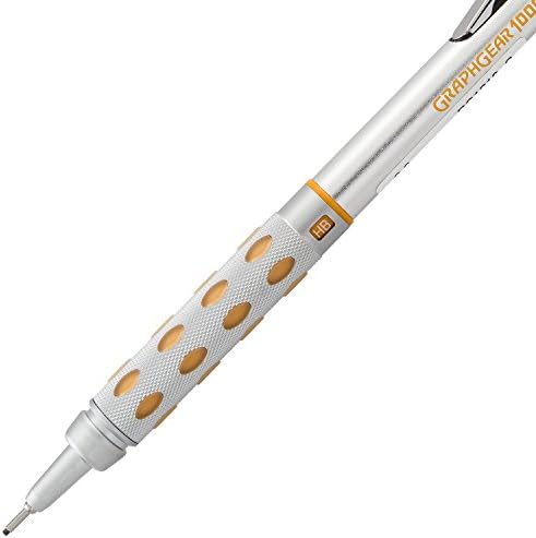 Pentel GraphGear1000 Automatic Drafting Pencil (0.9mm), Yellow Accents